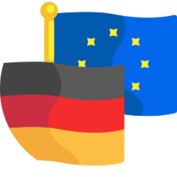 Прапори Німеччини та ЄС Іконка із прапорів Німеччини та ЄС
