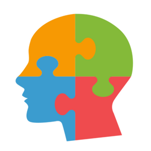Різнокольоровий пазл у вигляді голови людини, що символізує особистий розвиток